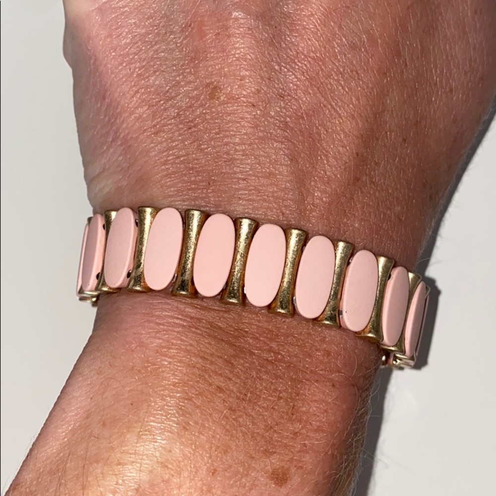 Pink and gold bracelet
